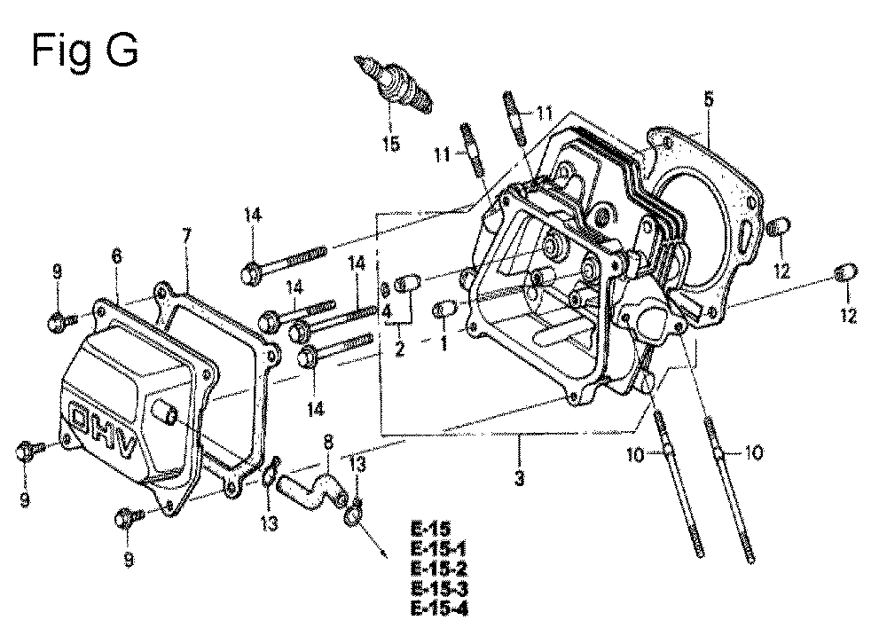 GX200-(LX4-Seri-10-1899999)-Honda-PB-7Break Down