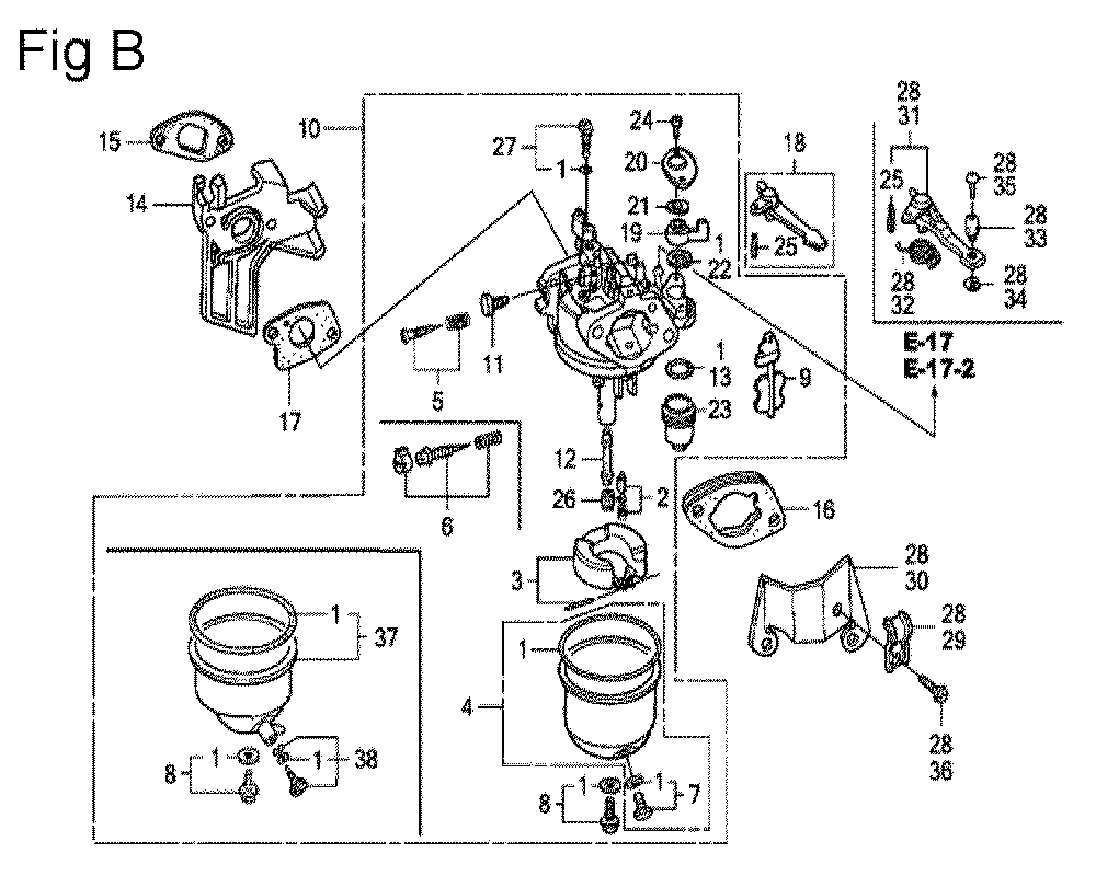 GX200-(NMB-Seri-10-1899999)-Honda-PB-2Break Down