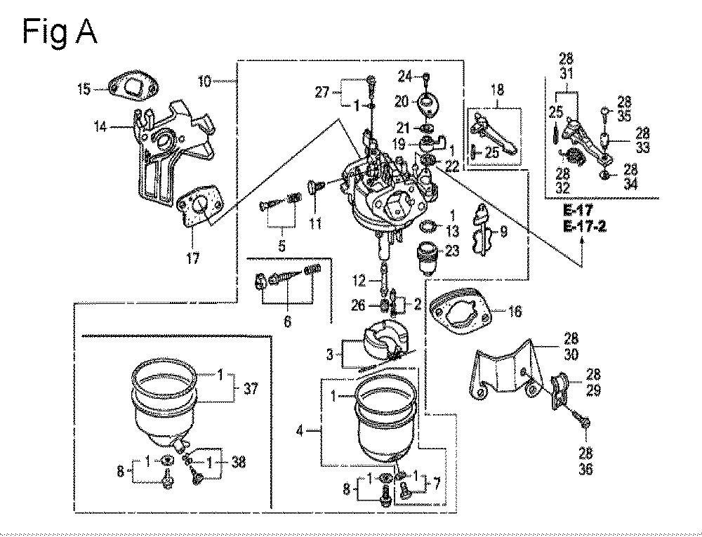 GX200-(NTU-Seri-10-1899999)-Honda-PB-1Break Down