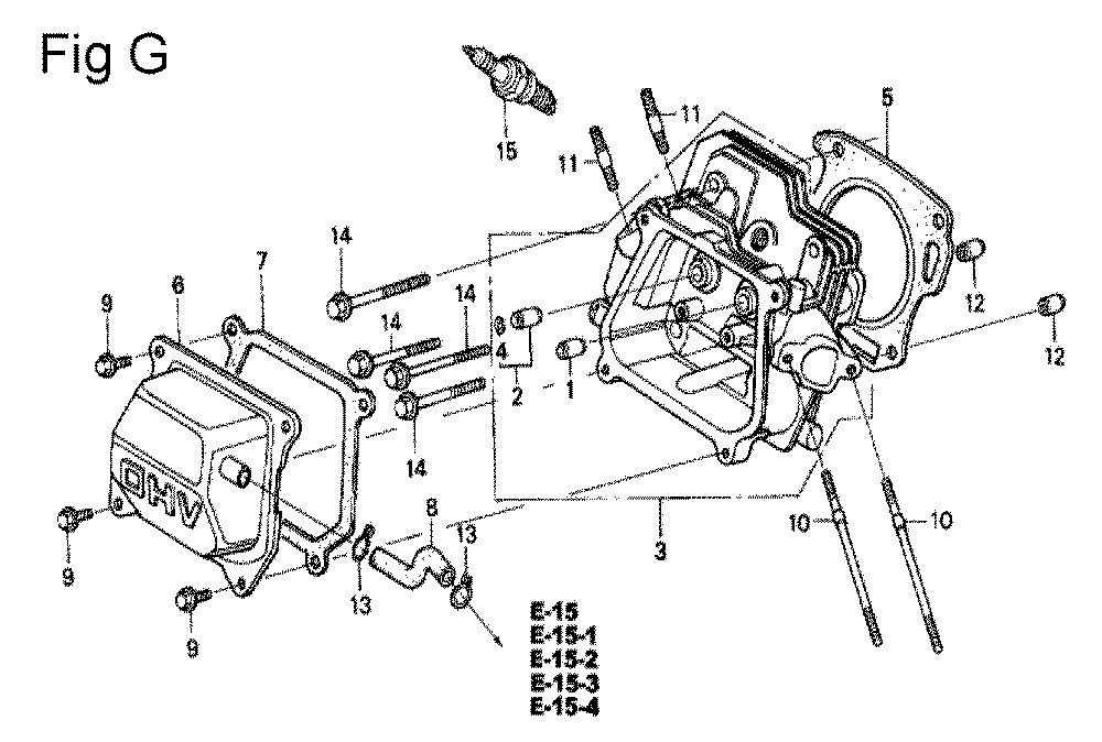 GX200-(QHQ4-Seri-10-1899999)-Honda-PB-7Break Down