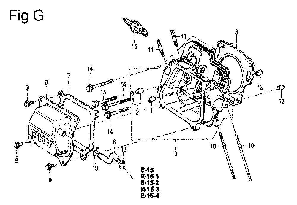 GX200-(QJF1-Seri-10-1899999)-Honda-PB-7Break Down