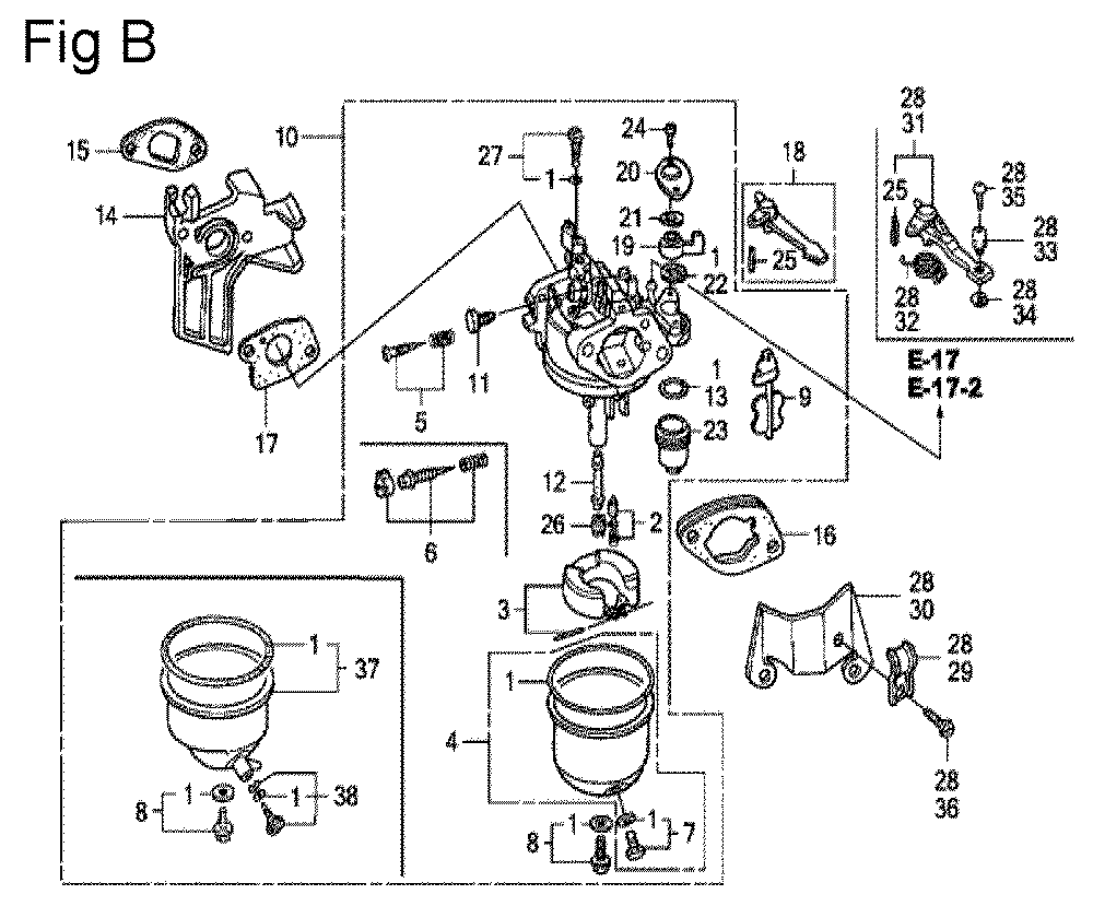 GX200-(QX7-Seri-10-1899999)-Honda-PB-2Break Down