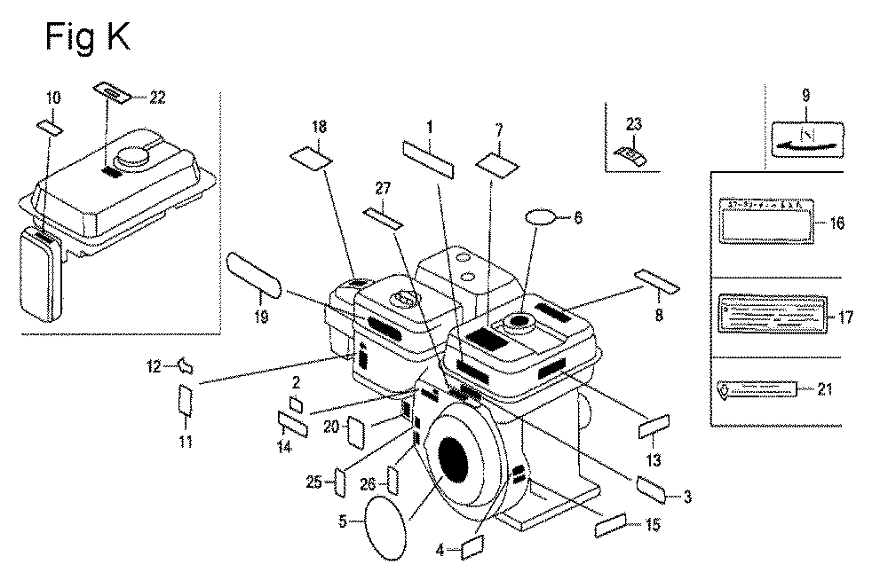 GX200-(QXC9-Seri-19-8999999)-Honda-PB-11Break Down