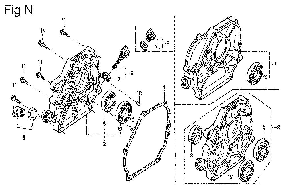 GX200-(QXE4-Seri-10-1899999)-Honda-PB-14Break Down