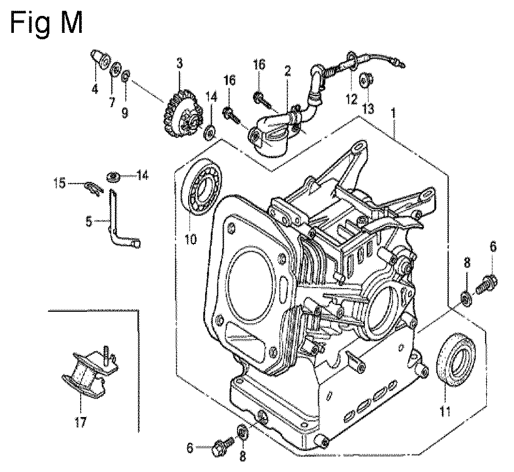 GX200-(QXH4-Seri-10-1899999)-Honda-PB-13Break Down
