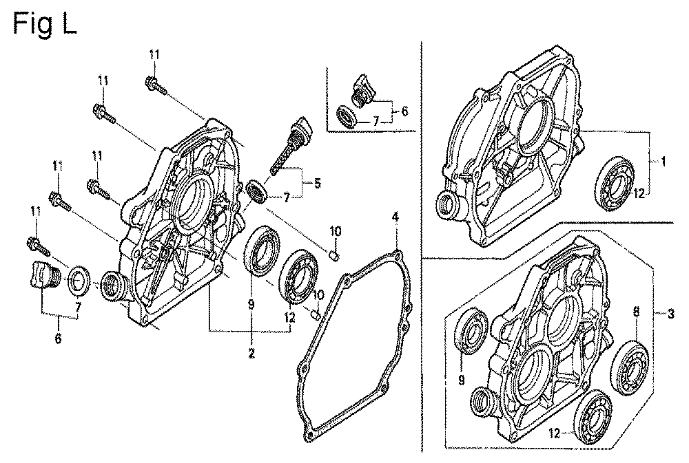 GX200-(QXU-Seri-10-1899999)-Honda-PB-12Break Down