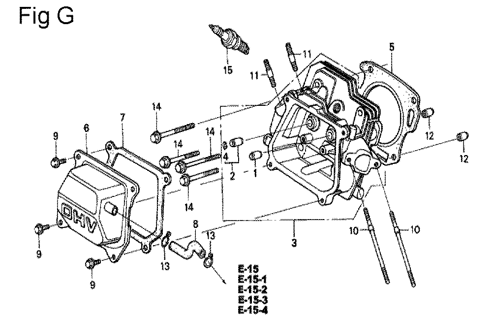 GX200-(QXU-Seri-10-1899999)-Honda-PB-7Break Down