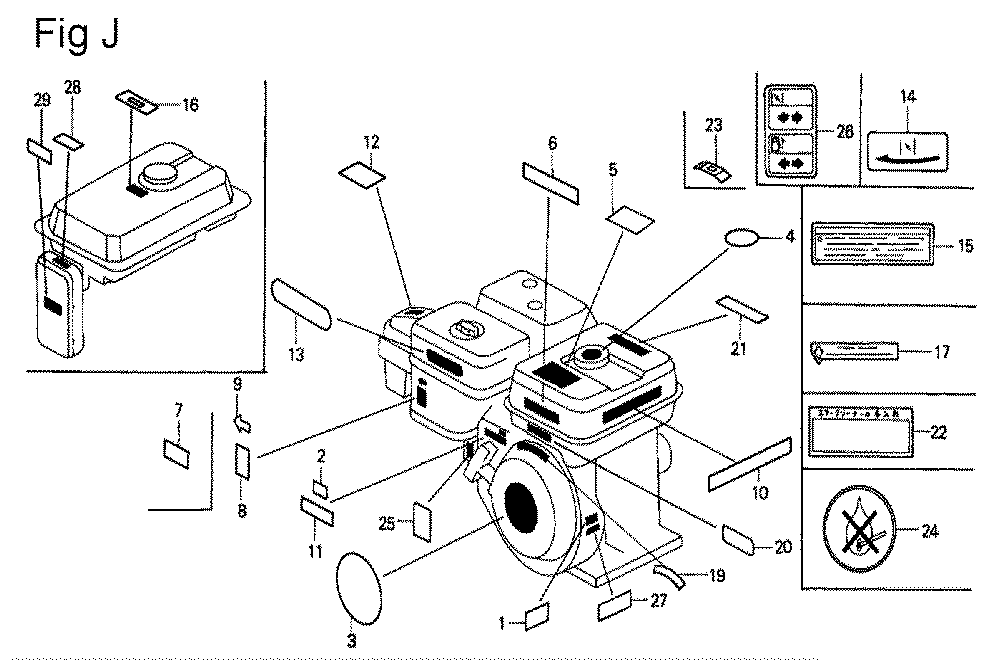 GX200-(SM14-Seri-10-1899999)-Honda-PB-10Break Down
