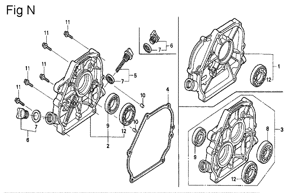 GX200-(SM21-Seri-10-1899999)-Honda-PB-14Break Down