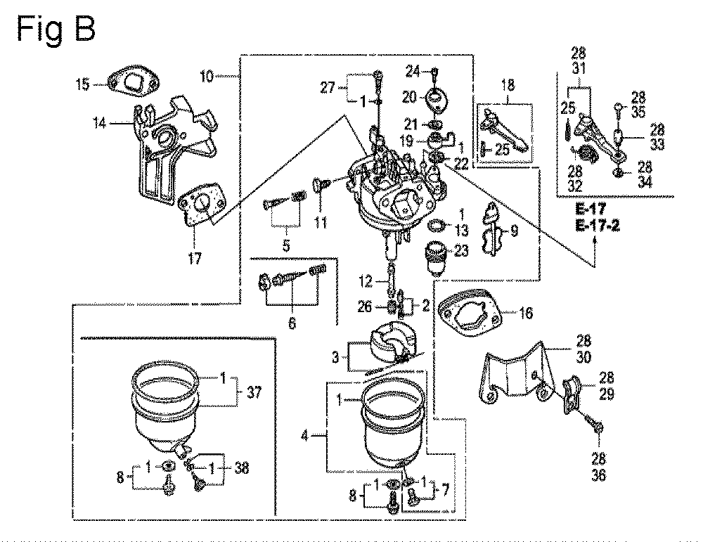 GX200-(SMC4-Seri-10-1899999)-Honda-PB-2Break Down