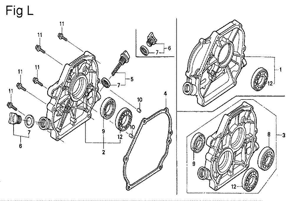 GX200-(SX-Seri-10-1899999)-Honda-PB-12Break Down