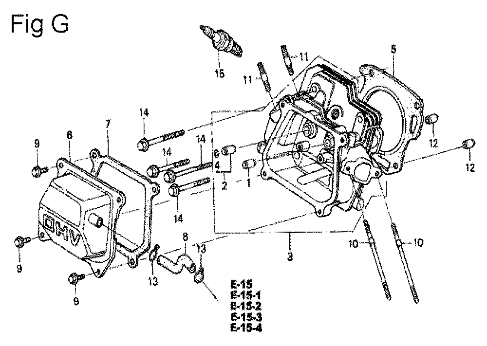 GX200-(SXE4-Seri-10-1899999)-Honda-PB-7Break Down
