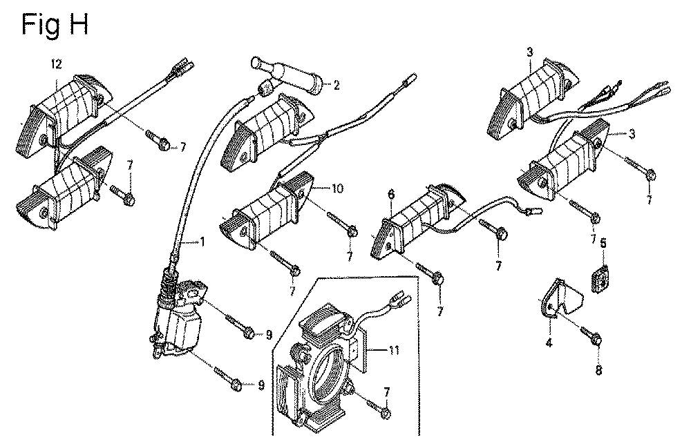 GX200-(SXE4-Seri-10-1899999)-Honda-PB-8Break Down