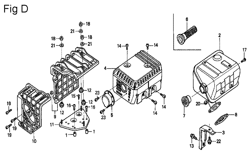 GX200-(SXU-Seri-10-1899999)-Honda-PB-4Break Down