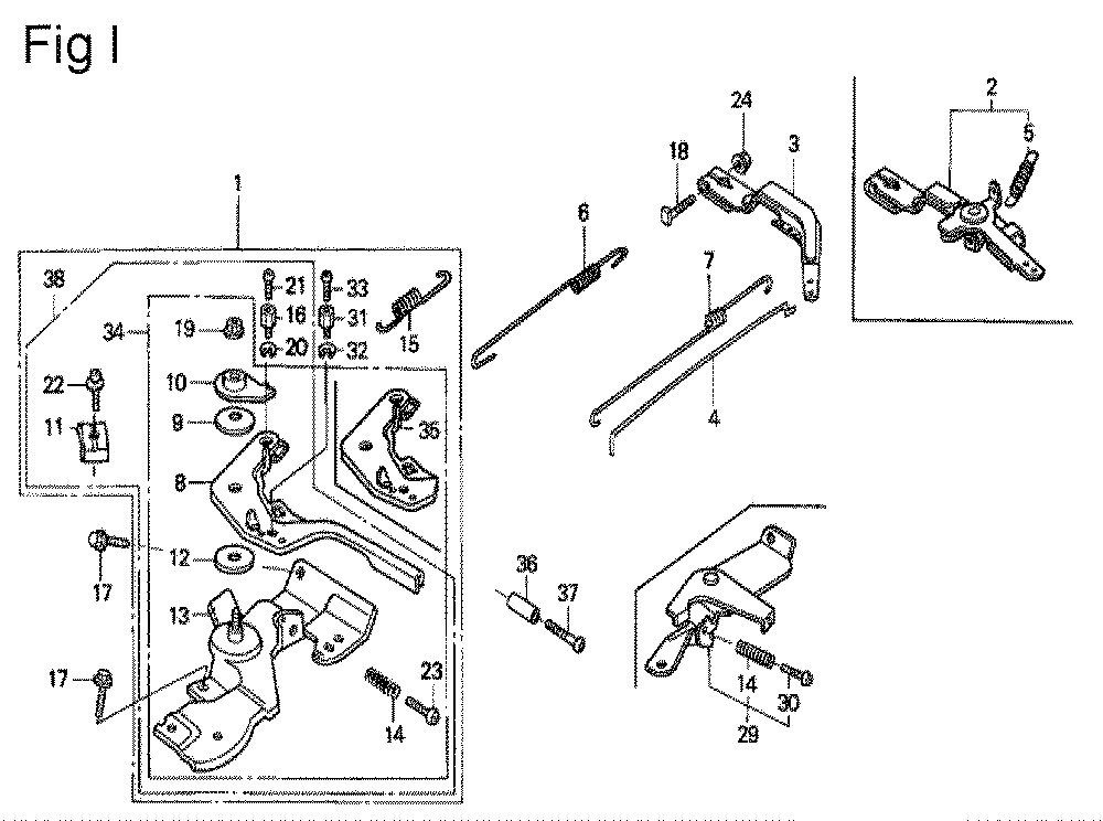 GX200-(SXU-Seri-10-1899999)-Honda-PB-9Break Down