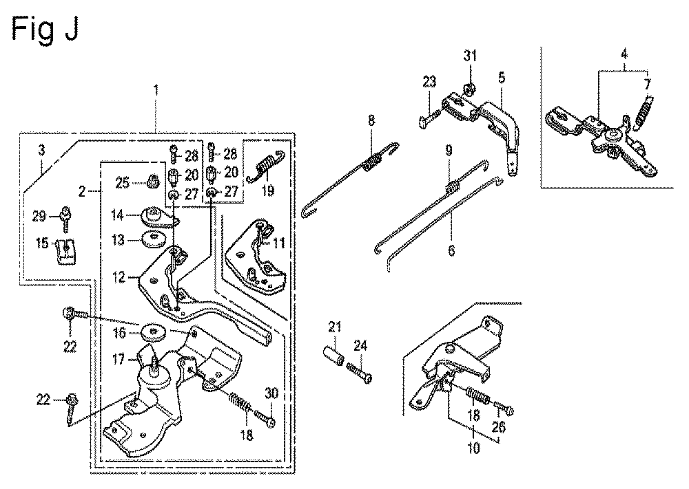 GX200-(VX-Seri-1900001)-Honda-PB-10Break Down