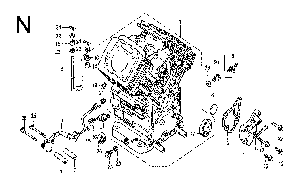 GX670-TBAF-Honda-PB-14Break Down