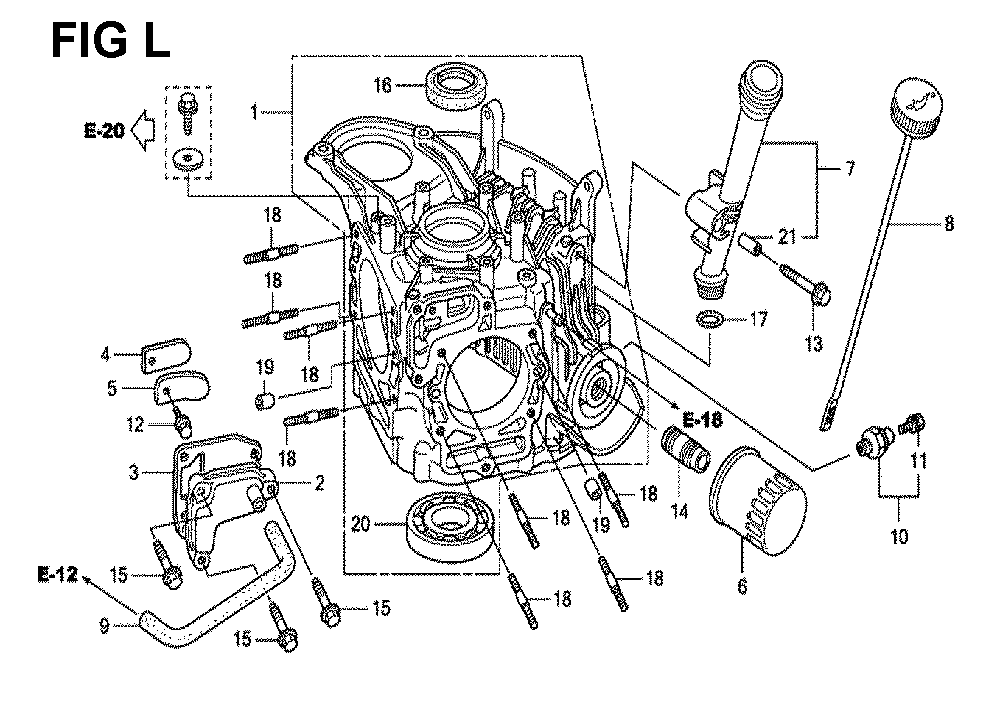 GXV520U-TQXA5-Honda-PB-12Break Down