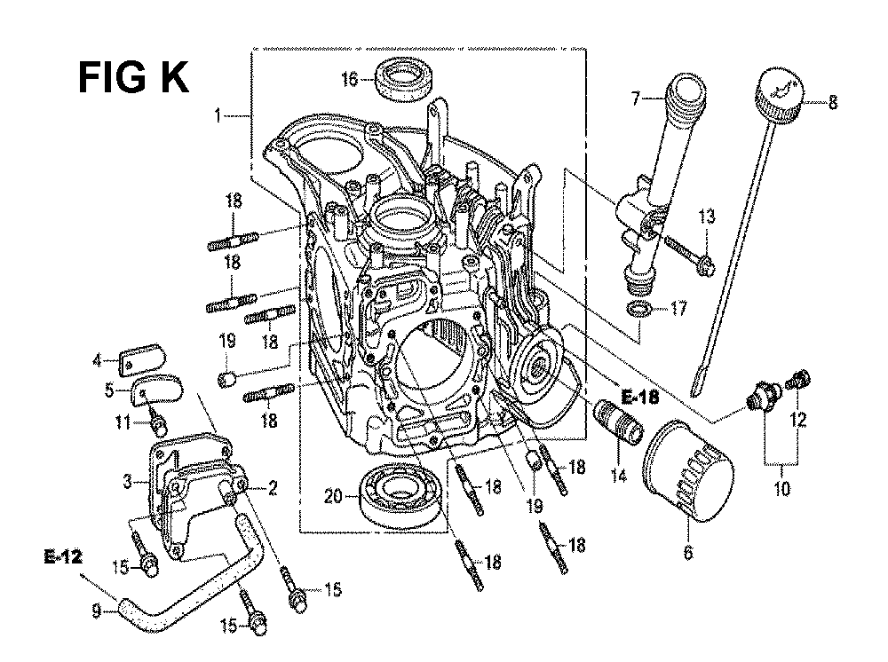 GXV530-(U3-1070150)-Honda-PB-11Break Down
