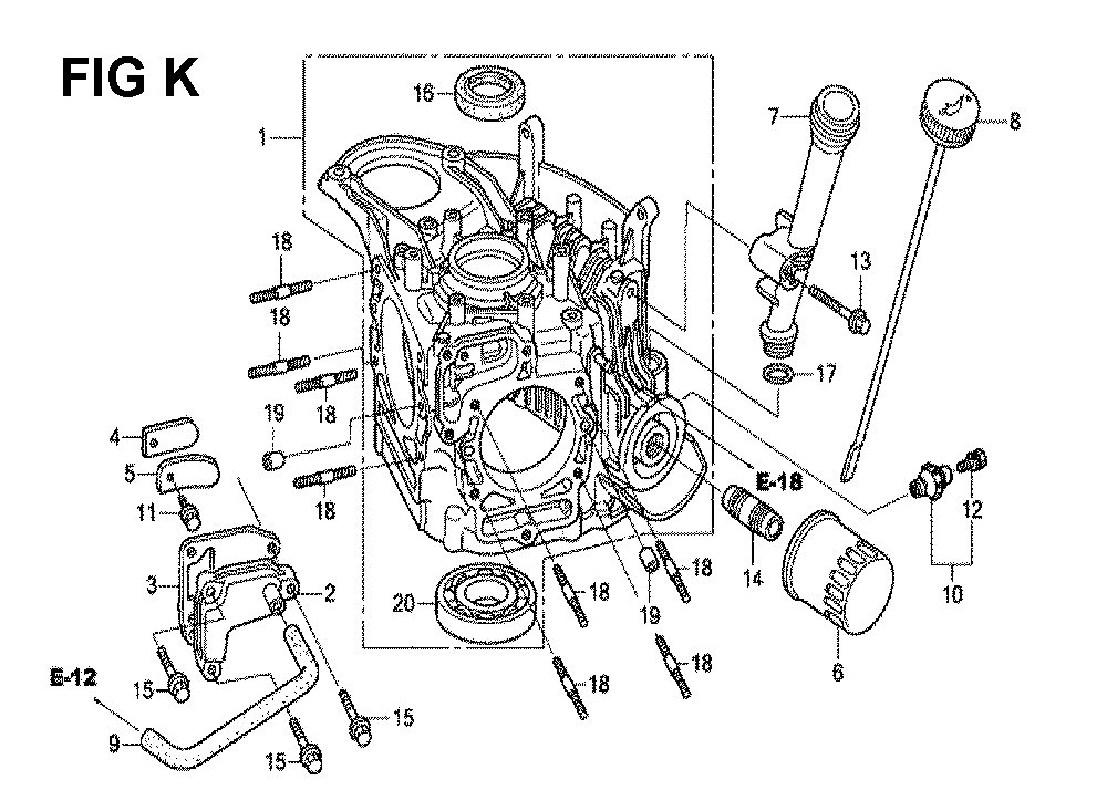GXV530-(U4-1070150)-Honda-PB-11Break Down