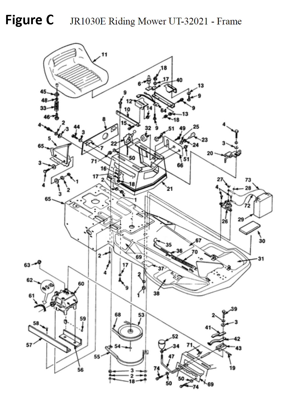 JR1030E-(UT-32021)-homelite-PB-3Break Down