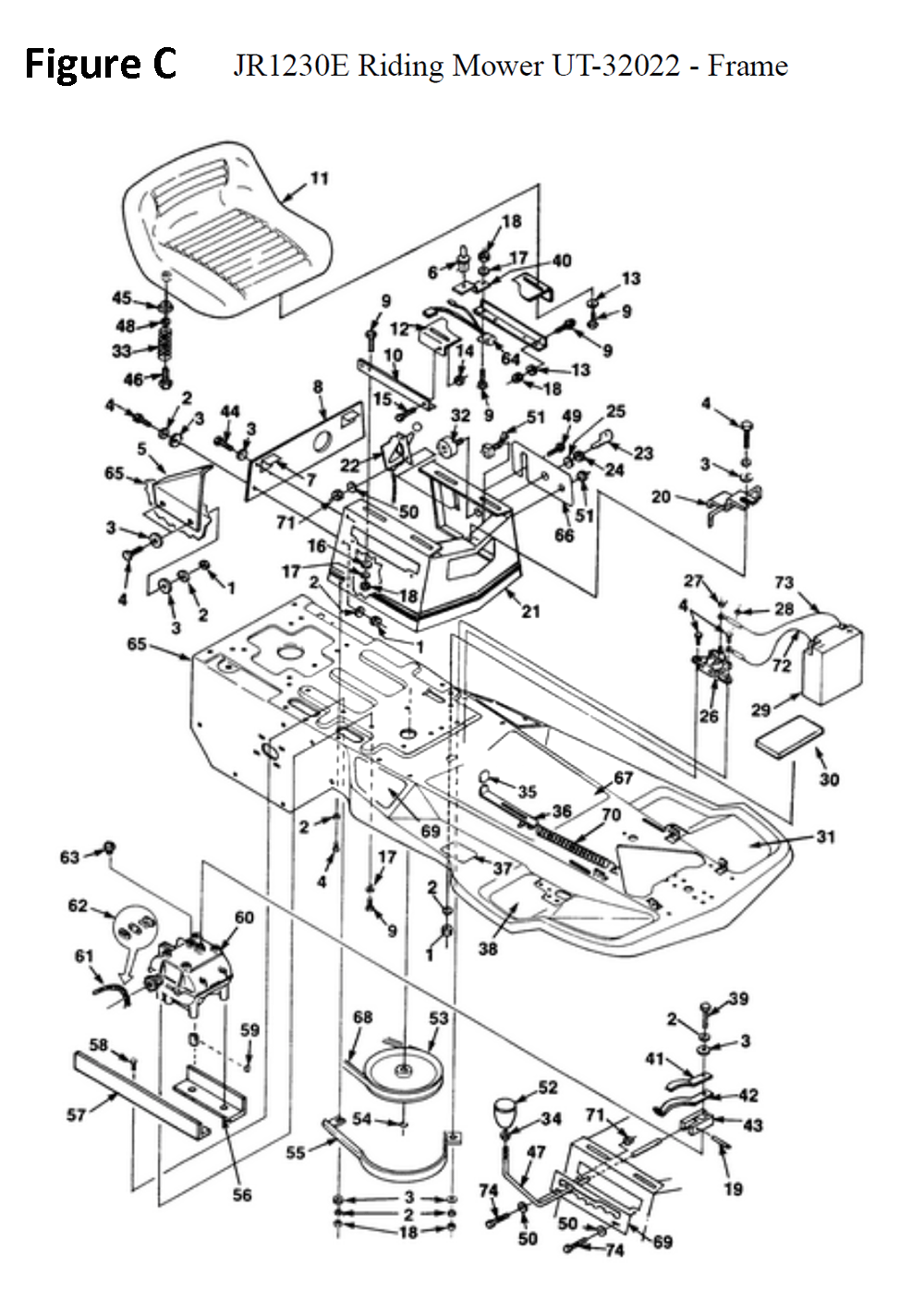 JR1230E-(UT-32022)-homelite-PB-3Break Down