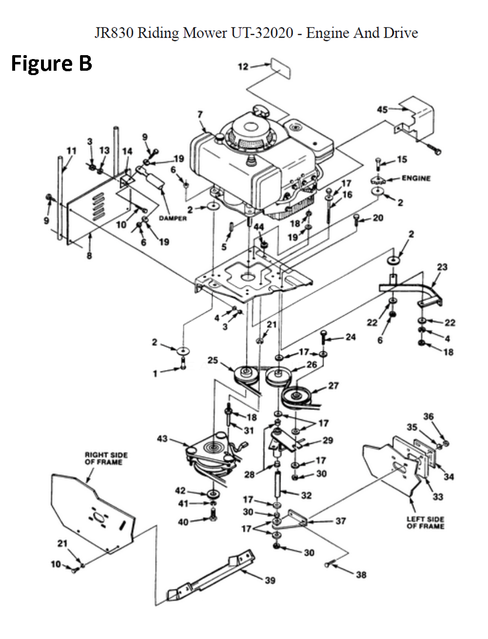 JR830-(UT-32020)-homelite-PB-2Break Down
