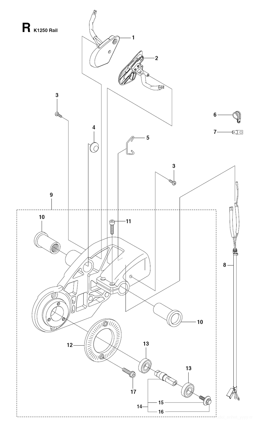 K1250-Rail-(2010-02)-husqvarna-PB-15Break Down