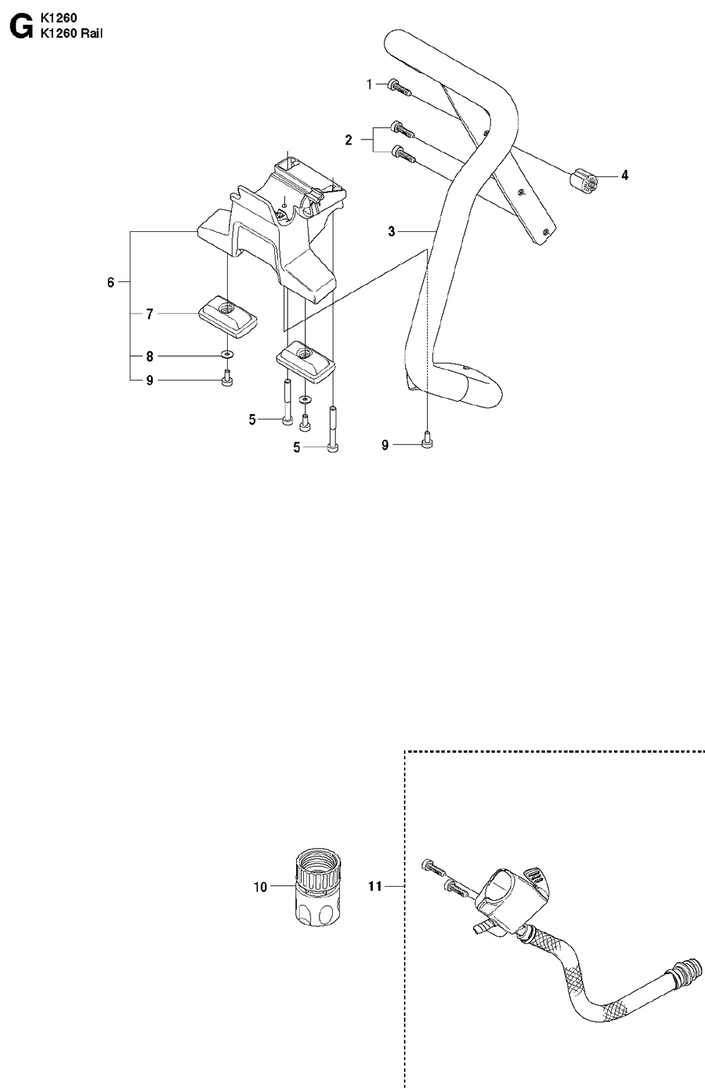 K1260-(Rail-2010-10)-husqvarna-PB-6Break Down