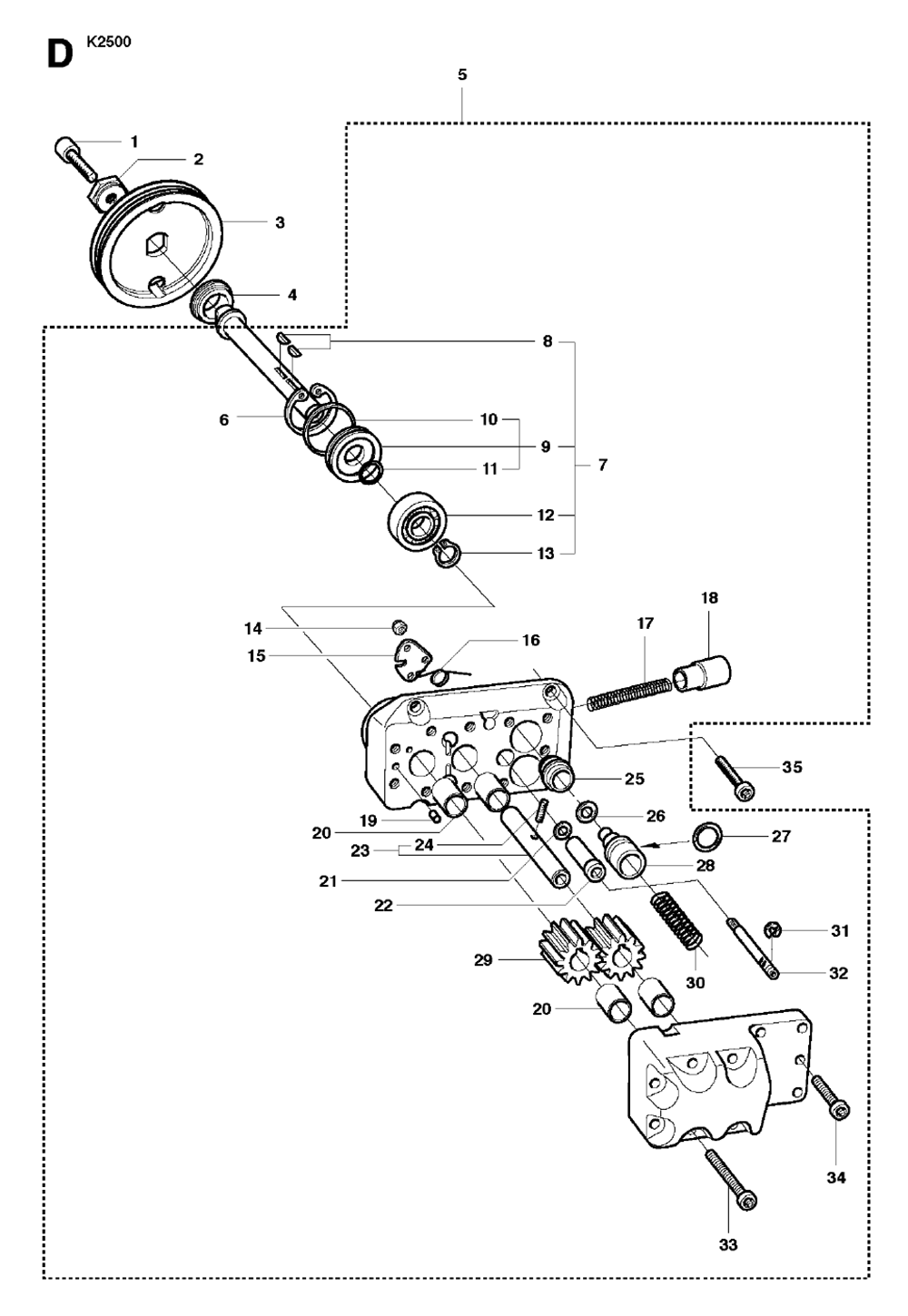 K2500-(2010-10)-husqvarna-PB-3Break Down