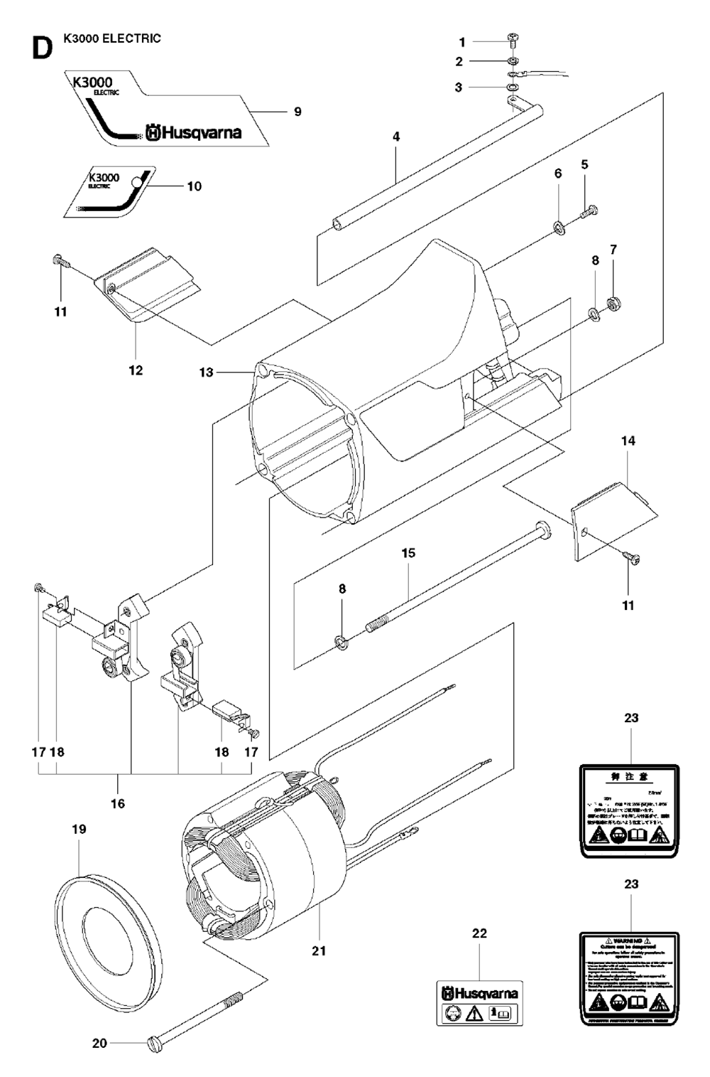 K3000-Electric-(2007-01)-husqvarna-PB-3Break Down