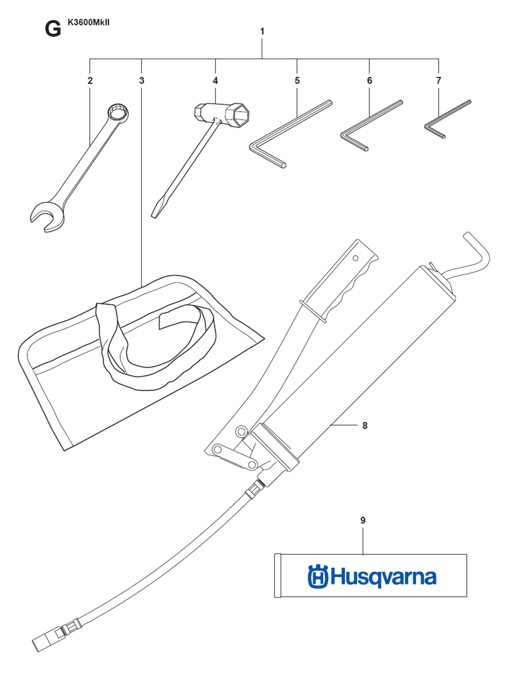 K3600-MKII-(2007-01)-husqvarna-PB-6Break Down