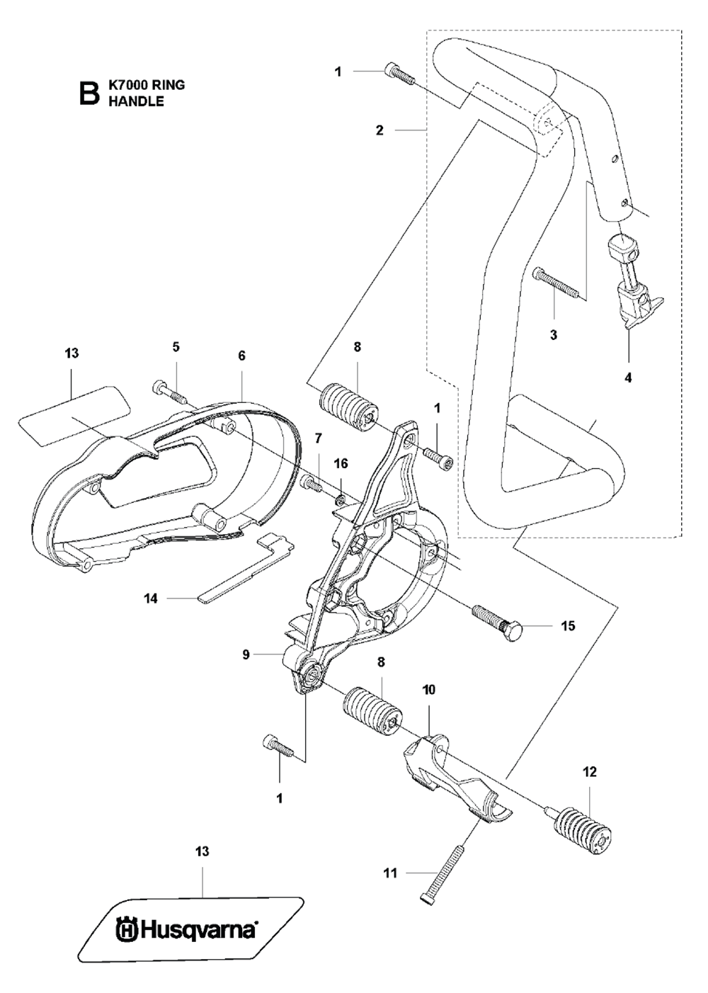 K7000-Ring-husqvarna-PB-1Break Down