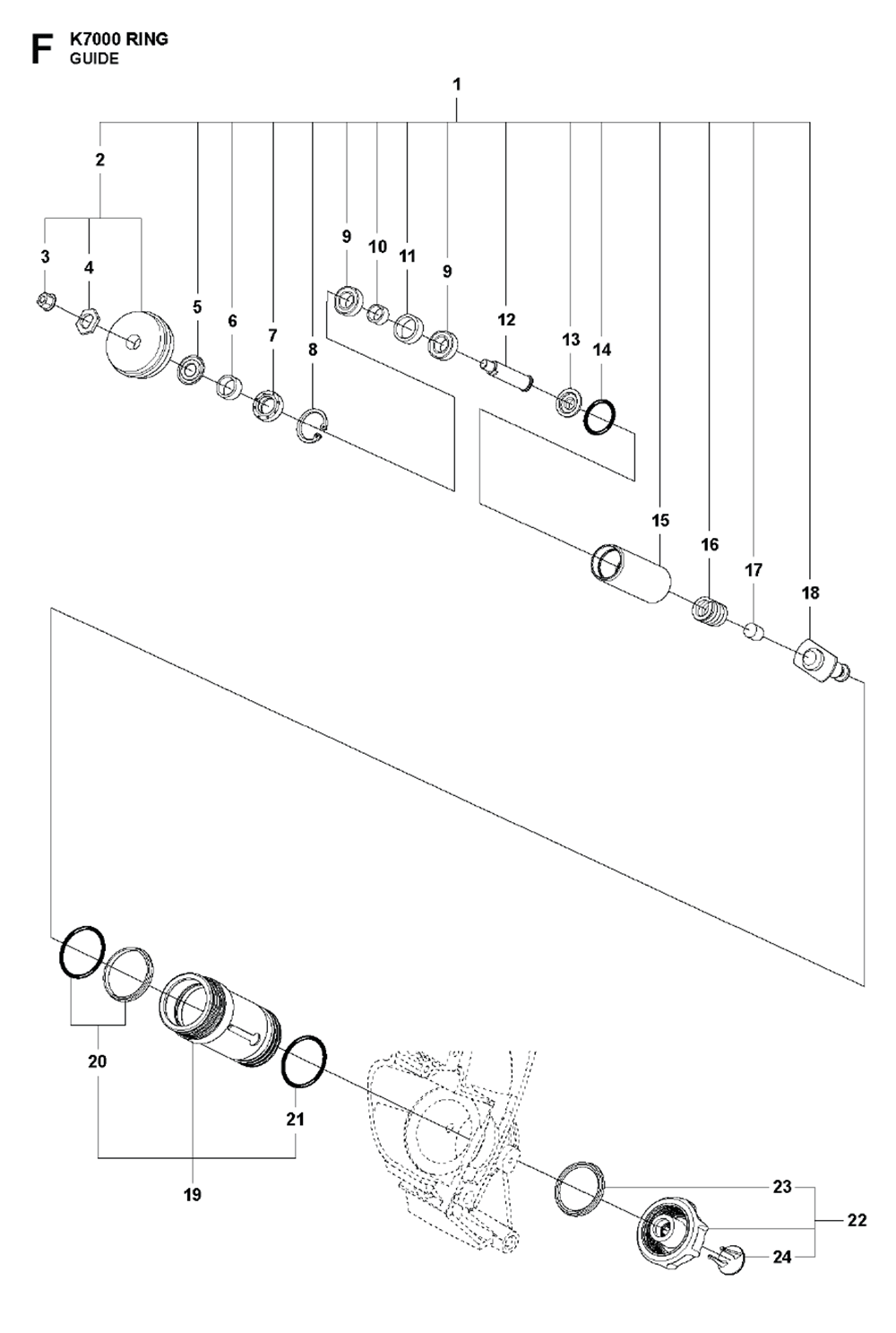 K7000-Ring-husqvarna-PB-6Break Down