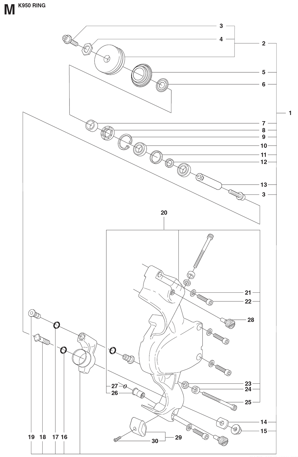 K950-RING-(2007-10)-husqvarna-PB-11Break Down