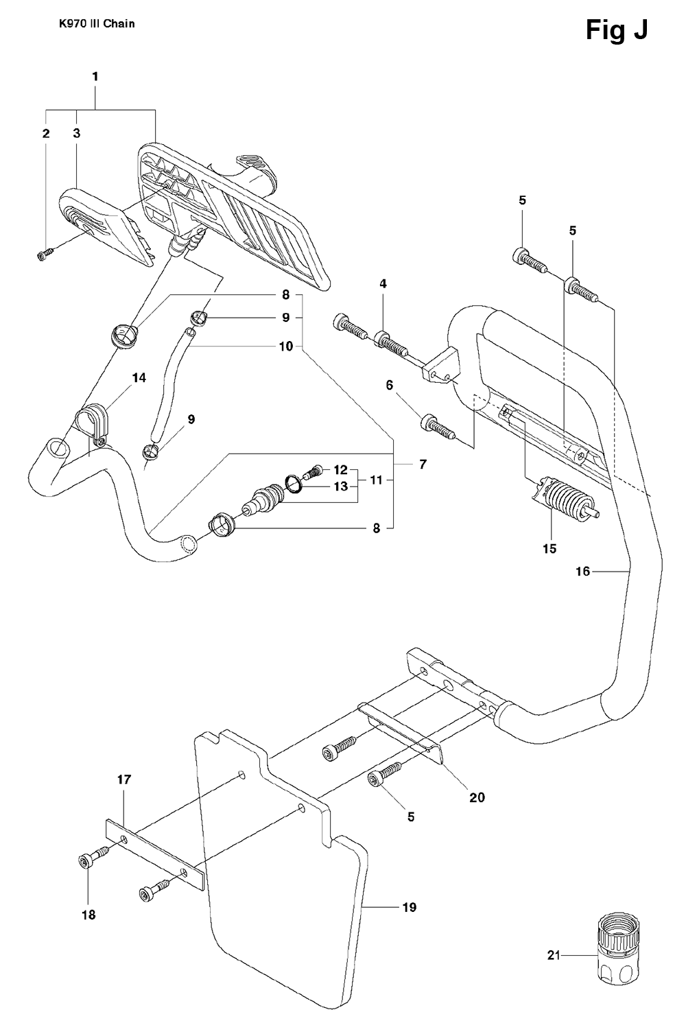 K970-(III-CHAIN)-husqvarna-PB-10Break Down