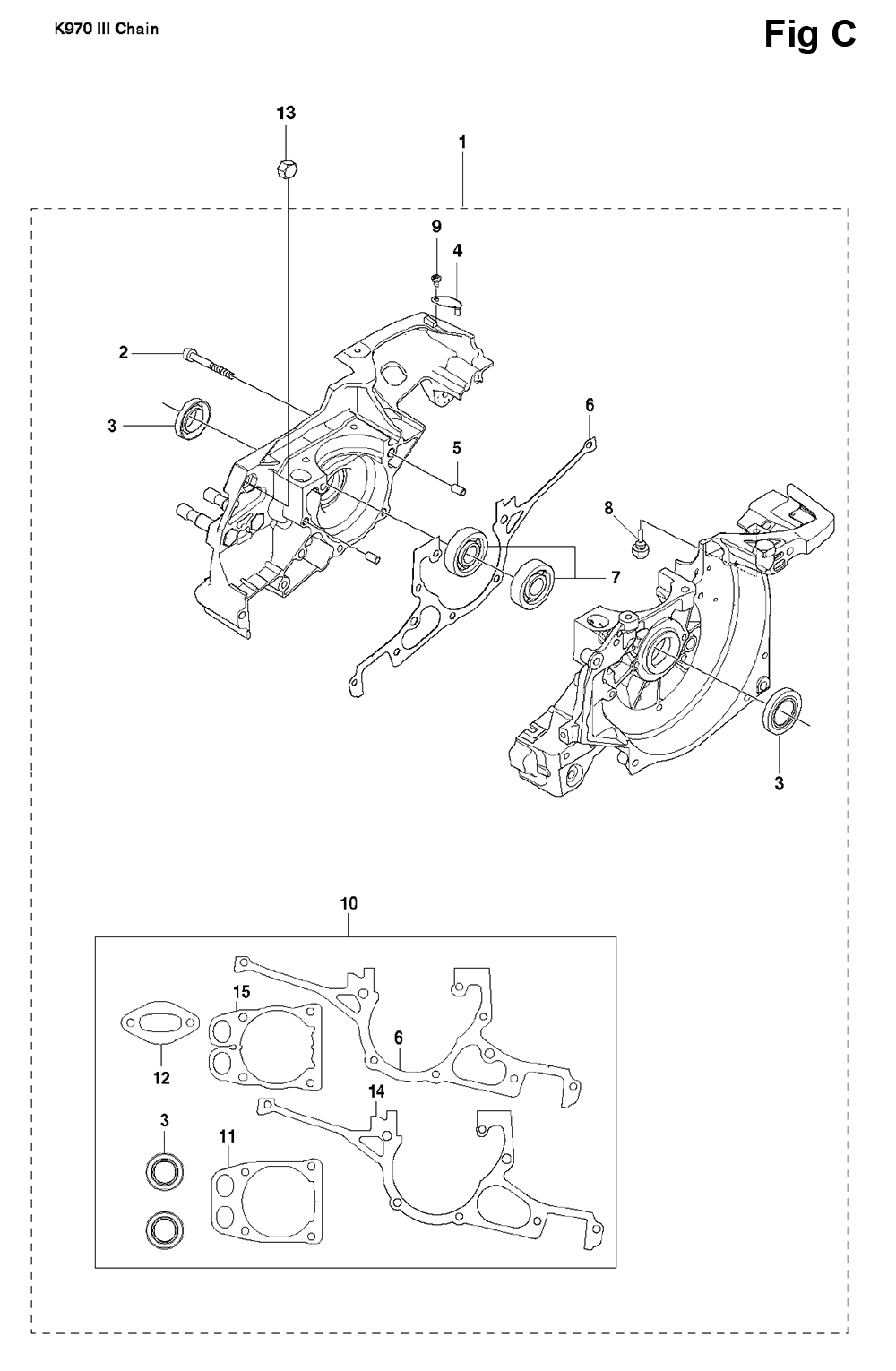 K970-(III-CHAIN-2-BOLT-2018-06)-husqvarna-PB-3Break Down