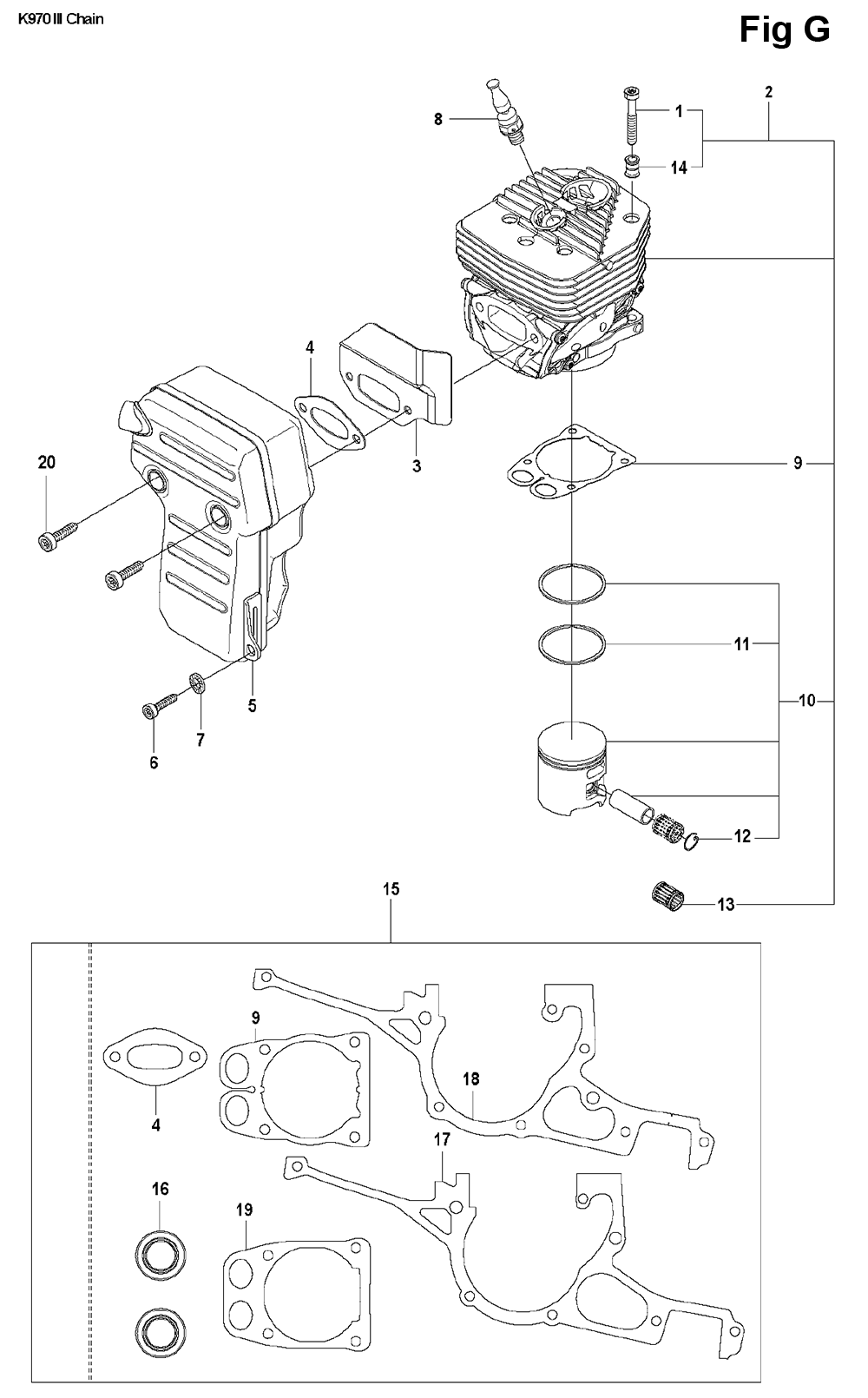 K970-(III-CHAIN-2-BOLT-2018-06)-husqvarna-PB-7Break Down