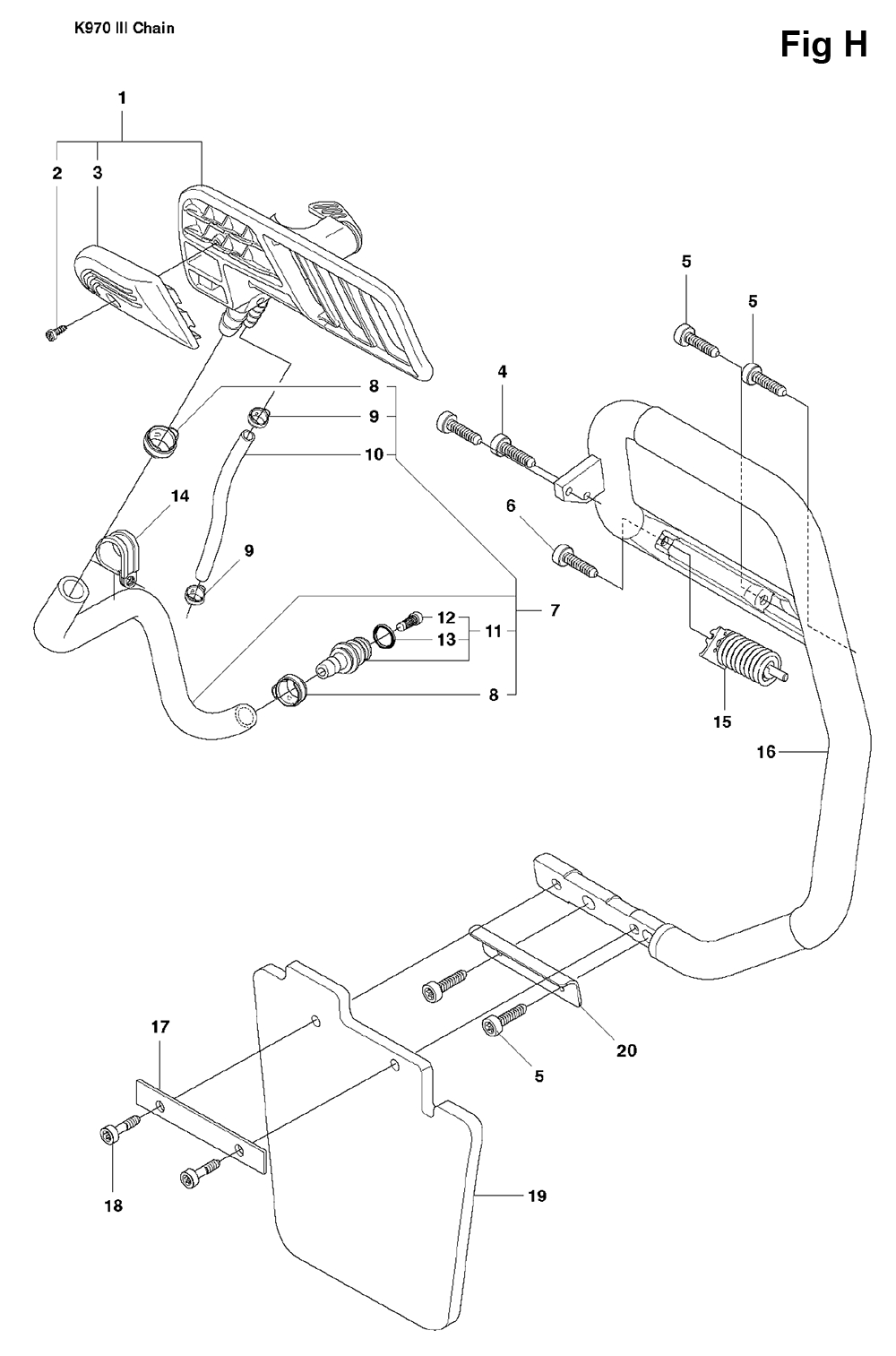 K970-(III-CHAIN-2-BOLT-2018-06)-husqvarna-PB-8Break Down