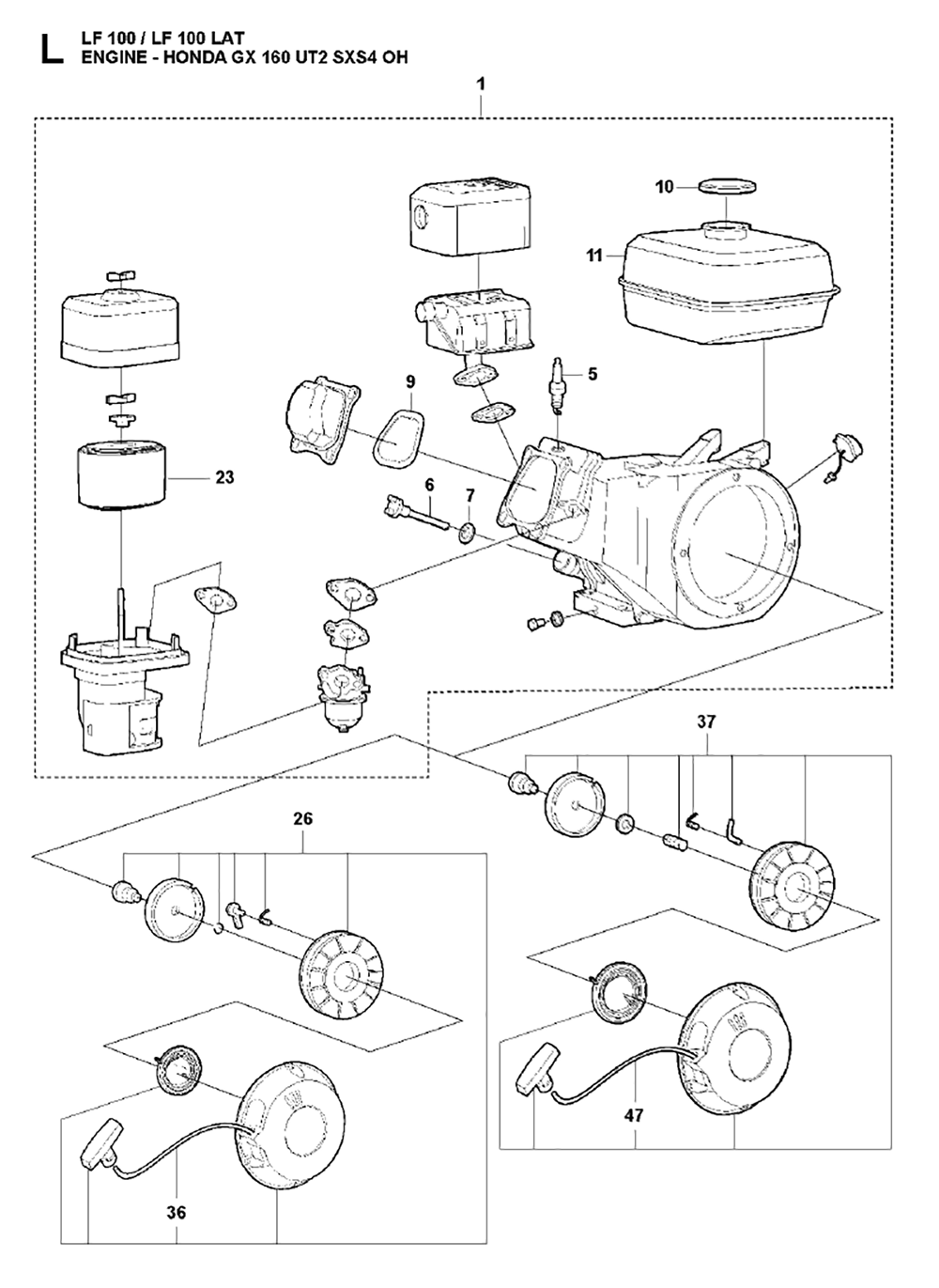 LF100-LAT-(967855103)-husqvarna-PB-10Break Down