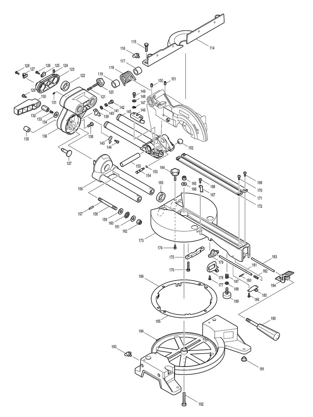 Makita Armature Rotor 510061-7 for LS0714 LS0714L LS0714F LS0714FL 230V 
