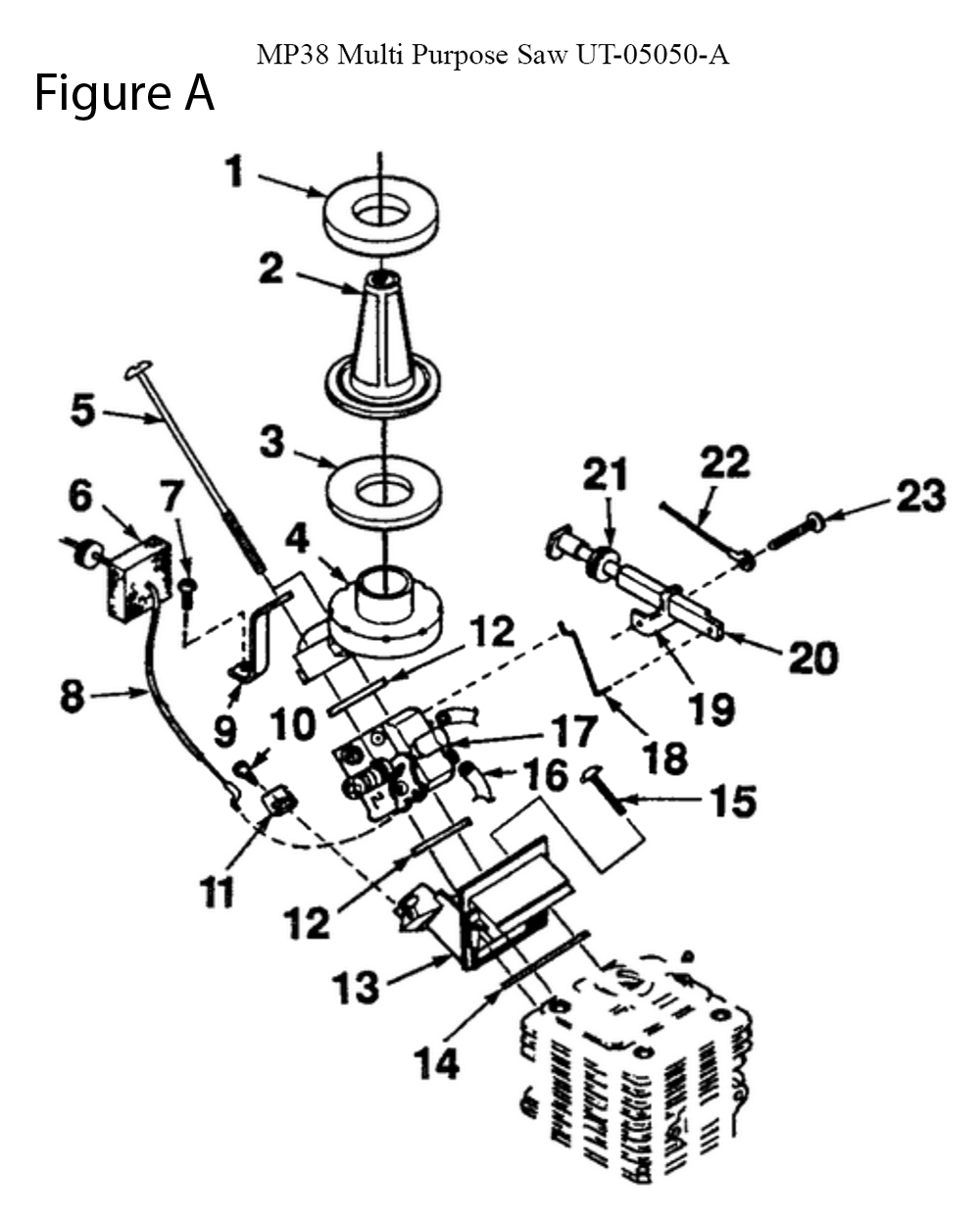 MP38-(UT-05050-A)-homelite-PB-1Break Down
