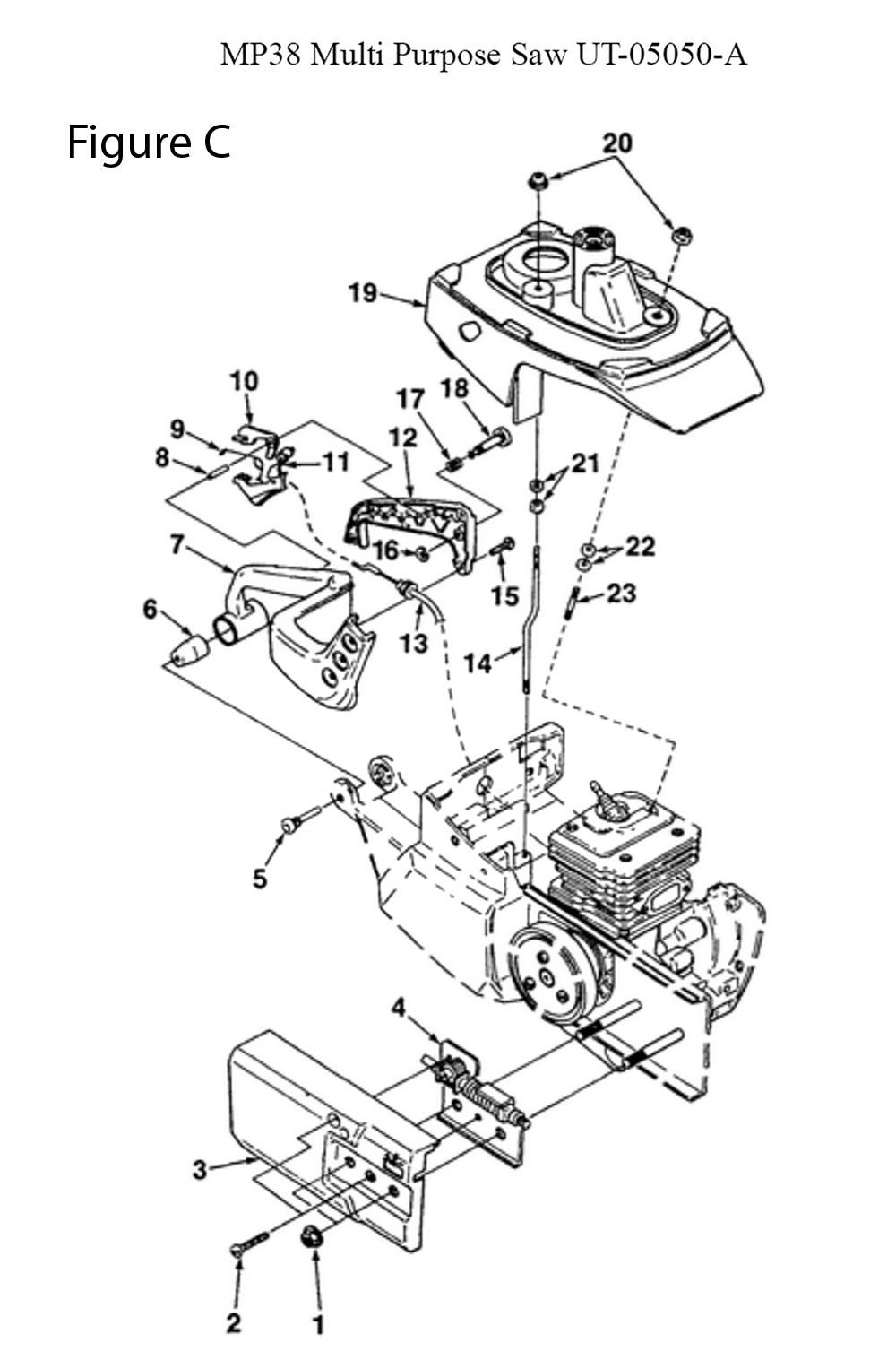 MP38-(UT-05050-A)-homelite-PB-3Break Down
