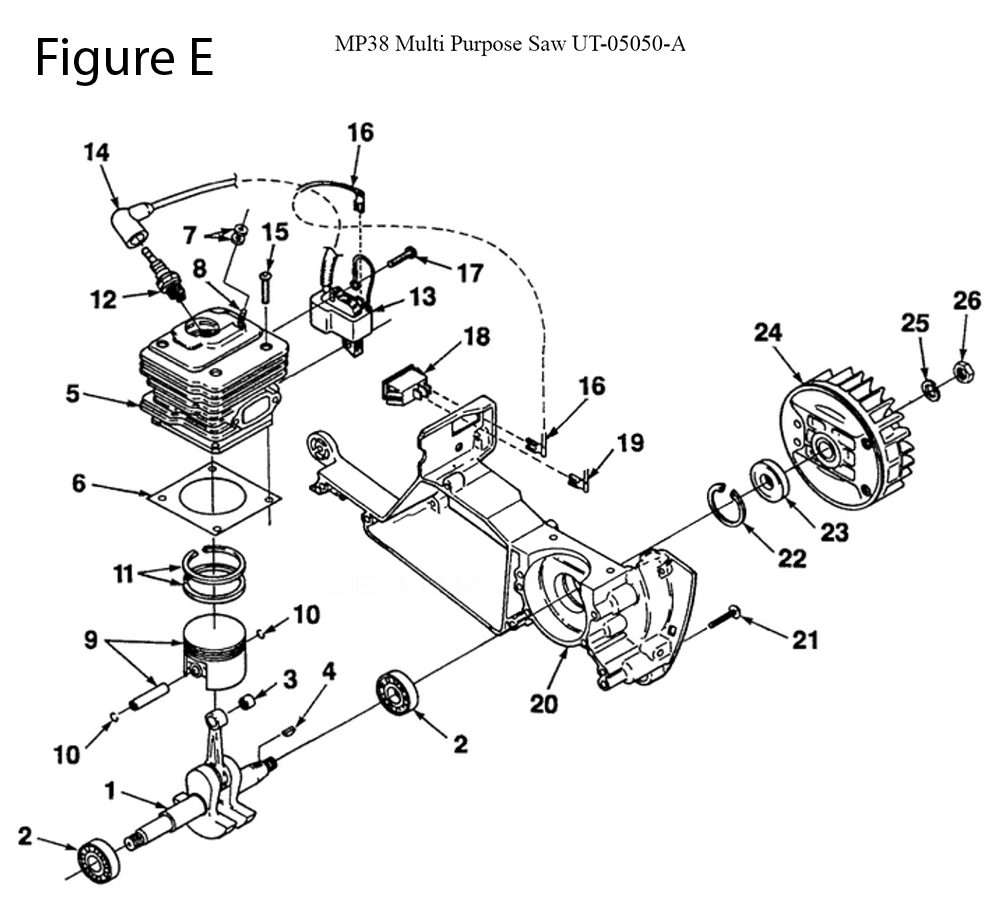 MP38-(UT-05050-A)-homelite-PB-5Break Down