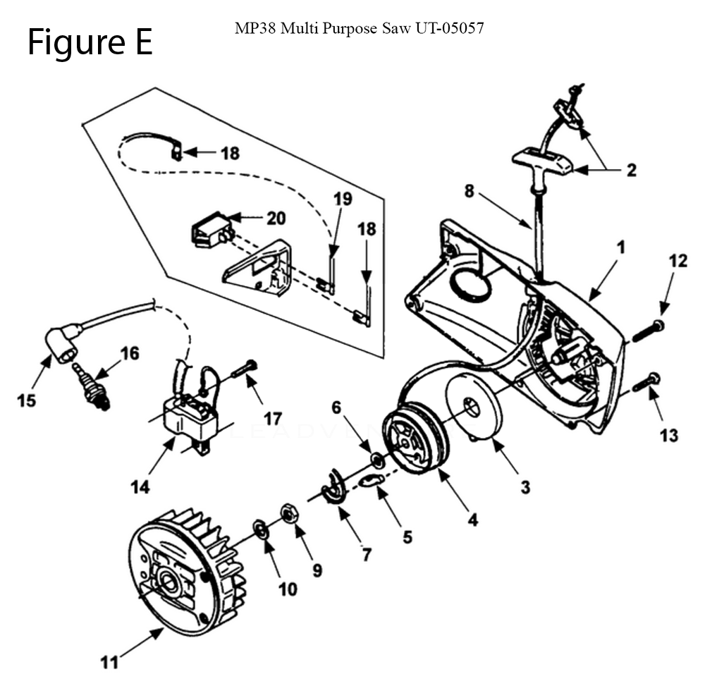 MP38-(UT-05057)-homelite-PB-5Break Down