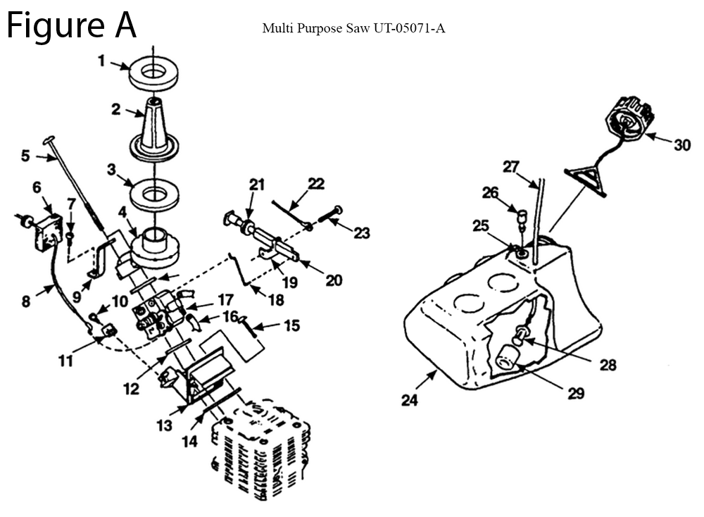 MP38-(UT-05071-A)-homelite-PB-1Break Down