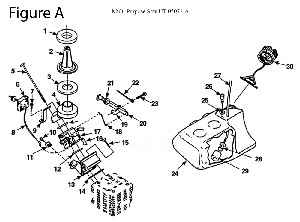 MP38-(UT-05072-A)-homelite-PB-1Break Down