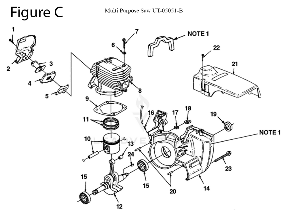 MP88-(UT-05051-B)-homelite-PB-3Break Down