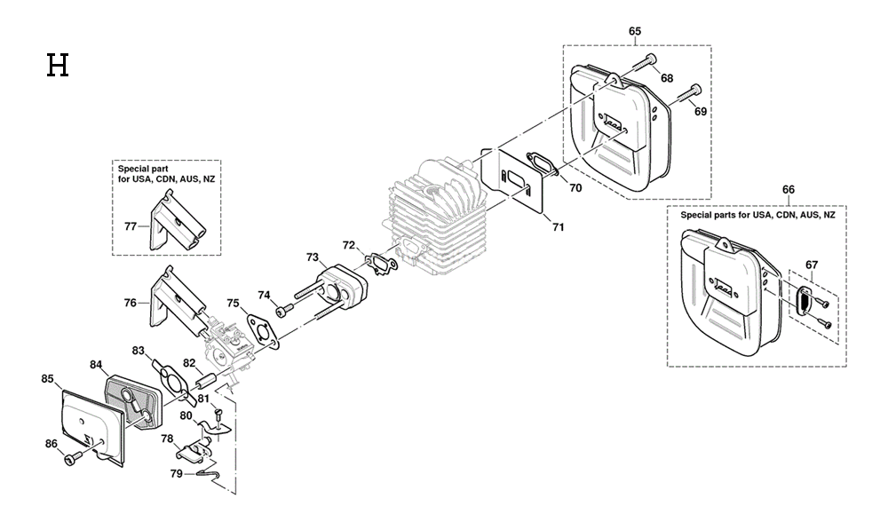 MS-3310-Dolmar-PB-7Break Down