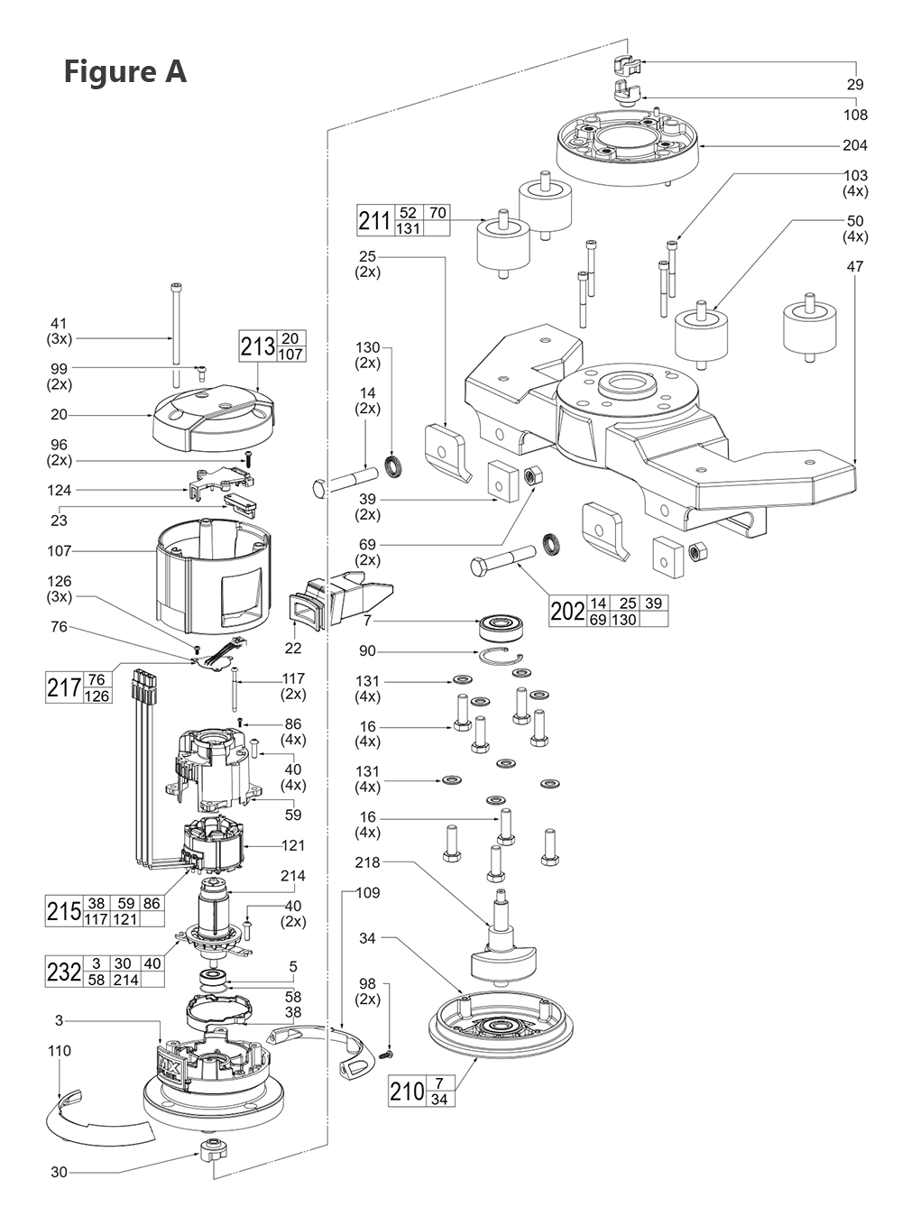 MXF381-2CP-(M06A)-milwaukee-PB-1Break Down